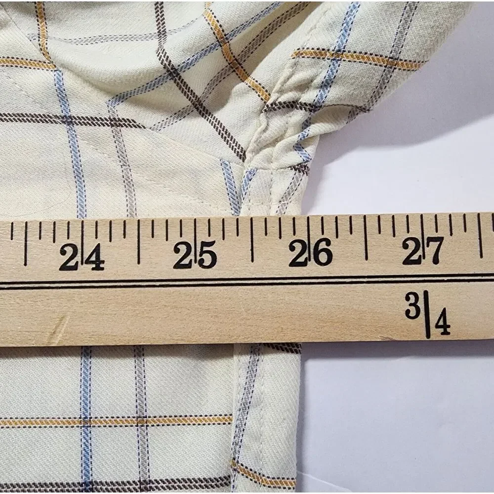 Gitman Gold Mens Size L Made in USA Long Sleeve Button‎ Down Shirt